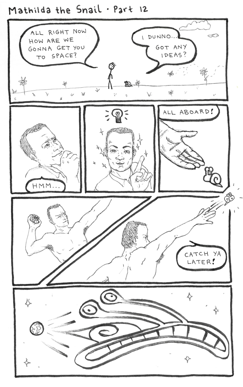 Tom Hanks throws Mathilda to space